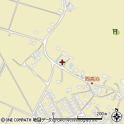 山口県山陽小野田市西高泊1747周辺の地図