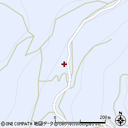 徳島県三好市井川町井内西3601周辺の地図