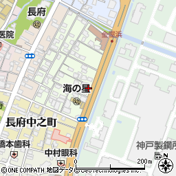 株式会社下関平成タクシー　長府営業所周辺の地図