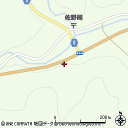徳島県三好市池田町佐野福田井1854-1周辺の地図