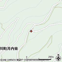 徳島県三好市井川町井内東3293周辺の地図