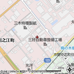 愛媛県四国中央市川之江町135周辺の地図