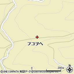 徳島県三好市池田町白地フコヲヘ724周辺の地図