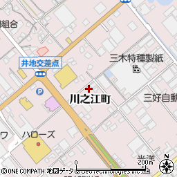 愛媛県四国中央市川之江町173周辺の地図