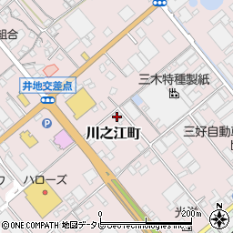 愛媛県四国中央市川之江町172周辺の地図