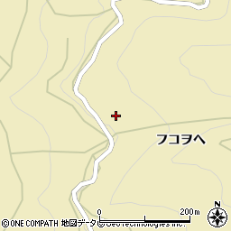 徳島県三好市池田町白地フコヲヘ704周辺の地図