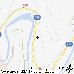 奈良県吉野郡下北山村上桑原42周辺の地図