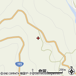 徳島県吉野川市美郷倉羅258周辺の地図