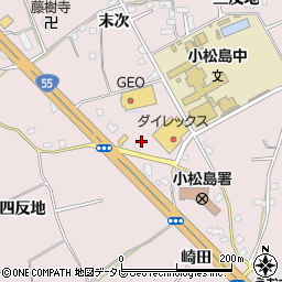 徳島県小松島市日開野町周辺の地図