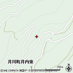 徳島県三好市井川町井内東3001周辺の地図