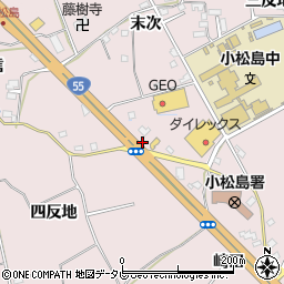 阿波銀行小松島日開野 ＡＴＭ周辺の地図