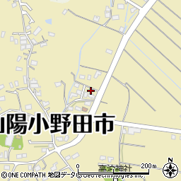 山口県山陽小野田市西高泊1787周辺の地図