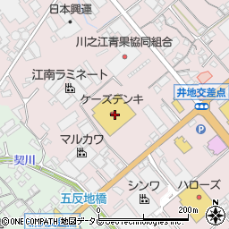 愛媛県四国中央市川之江町349-1周辺の地図