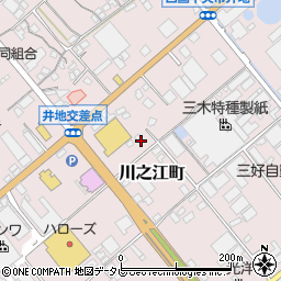 愛媛県四国中央市川之江町257周辺の地図