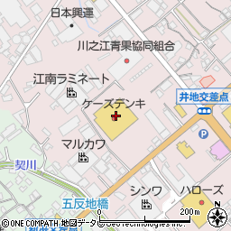 ケーズデンキ四国中央店周辺の地図