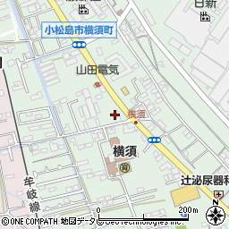 徳島大正銀行横須 ＡＴＭ周辺の地図