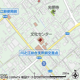 四国中央市役所　川之江施設川之江文化センター周辺の地図