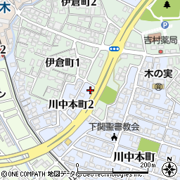 下関北ロータリークラブ周辺の地図