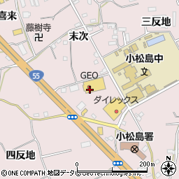 平惣　小松島店周辺の地図