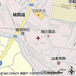 徳島県小松島市日開野町破閑道45周辺の地図