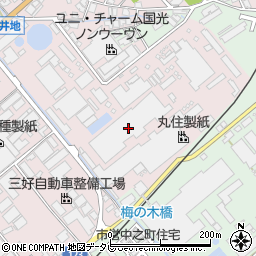 丸住製紙株式会社　抄紙部川之江抄紙２課４・５号係周辺の地図