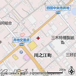 愛媛県四国中央市川之江町265-2周辺の地図