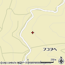 徳島県三好市池田町白地フコヲヘ310周辺の地図