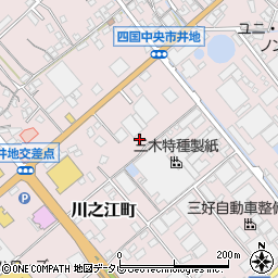 愛媛県四国中央市川之江町279-2周辺の地図