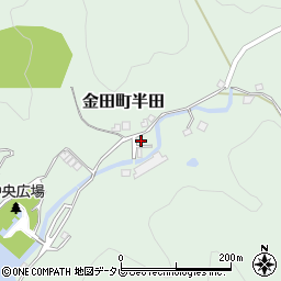 愛媛県四国中央市金田町半田甲159周辺の地図