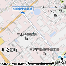 愛媛県四国中央市川之江町156周辺の地図