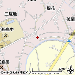 徳島県小松島市日開野町破閑道64周辺の地図