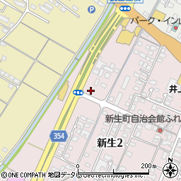 セブンイレブン山陽小野田新生店周辺の地図