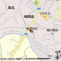 徳島県小松島市日開野町破閑道55周辺の地図