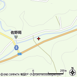 徳島県三好市池田町佐野福田井1898周辺の地図