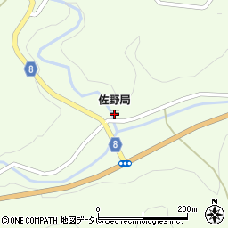 佐野郵便局 ＡＴＭ周辺の地図
