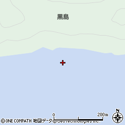 黒島周辺の地図