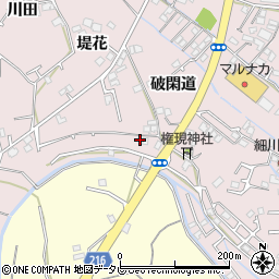 徳島県小松島市日開野町破閑道61周辺の地図