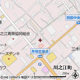 愛媛県四国中央市川之江町325周辺の地図