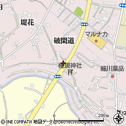 徳島県小松島市日開野町破閑道57-2周辺の地図