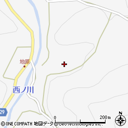 奈良県吉野郡下北山村上桑原528周辺の地図