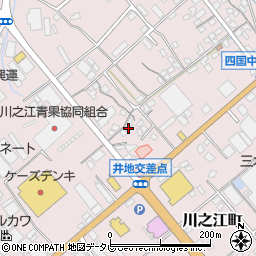 愛媛県四国中央市川之江町324周辺の地図