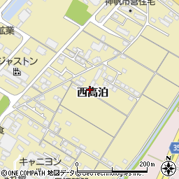 山口県山陽小野田市西高泊1295-17周辺の地図