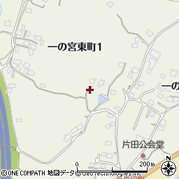 山口県下関市一の宮東町周辺の地図