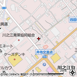 愛媛県四国中央市川之江町458周辺の地図