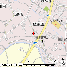徳島県小松島市日開野町破閑道7周辺の地図