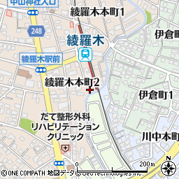 アーデント綾羅木駅前弐番館周辺の地図