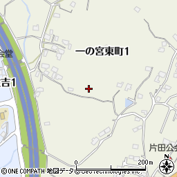〒751-0809 山口県下関市一の宮東町の地図
