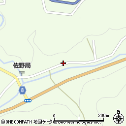 徳島県三好市池田町佐野（初作）周辺の地図
