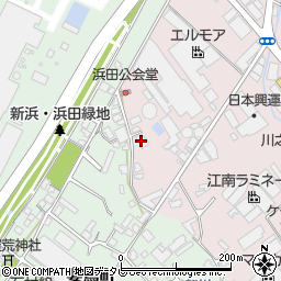 プラス受川　川之江工場周辺の地図