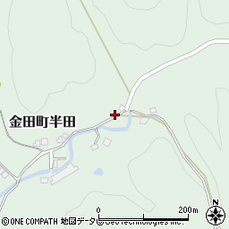 愛媛県四国中央市金田町半田437周辺の地図